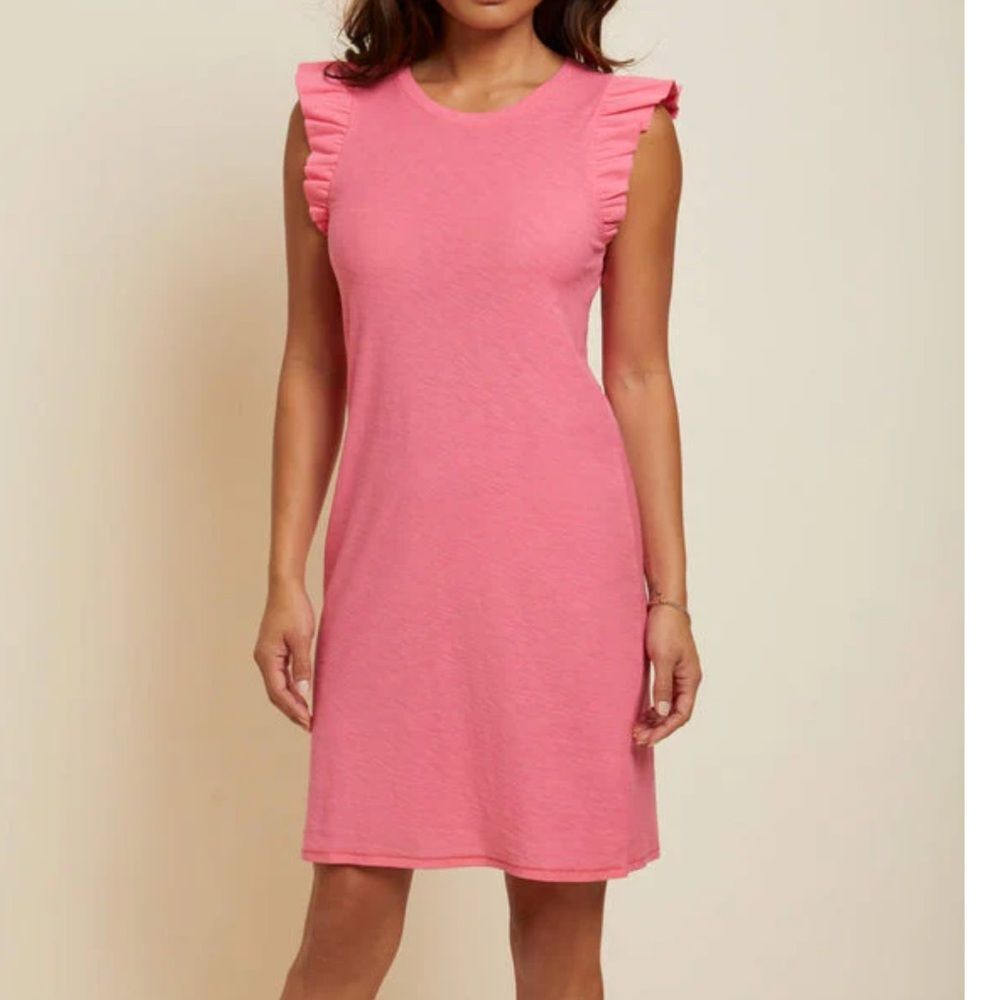 Nation LTD Elliot Ruffle Sleeve Dress in XS NWT